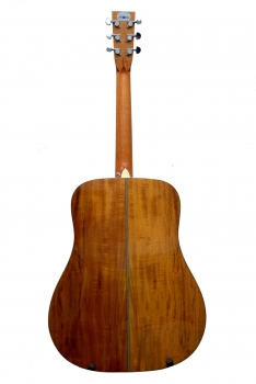 Preview: More Guitars Dreadnought Westerngitarre mit Tonabnehmer massive Decke (Koa)